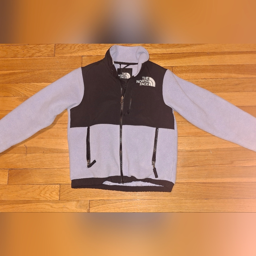 The North Face Kids Fleece Jacket - Black and Light Purple